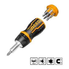 INGCO 8 in 1 Stubby Screwdriver AKISDS0708