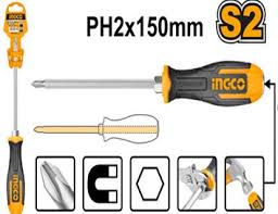 INGCO Phillip Go- Through Screwdriver 6"