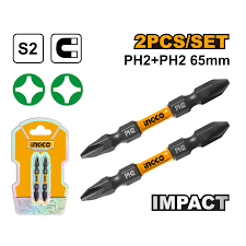 INGCO 2pcs Screwdriver Bit Set SDBIM72PH265