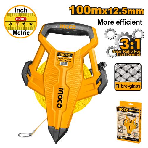 INGCO Fibreglass Measuring Tape 100m HFMT83100
