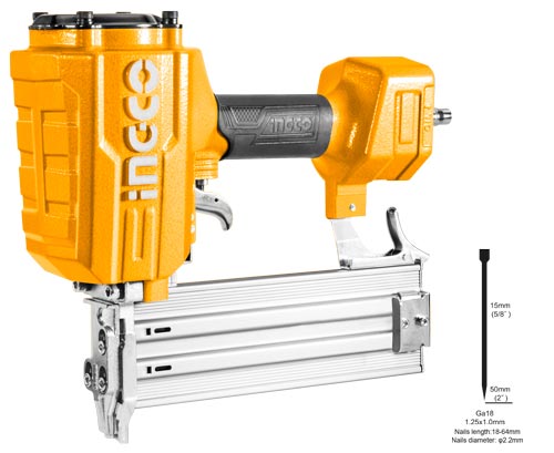 INGCO Air Concrete Nailer ACN18641