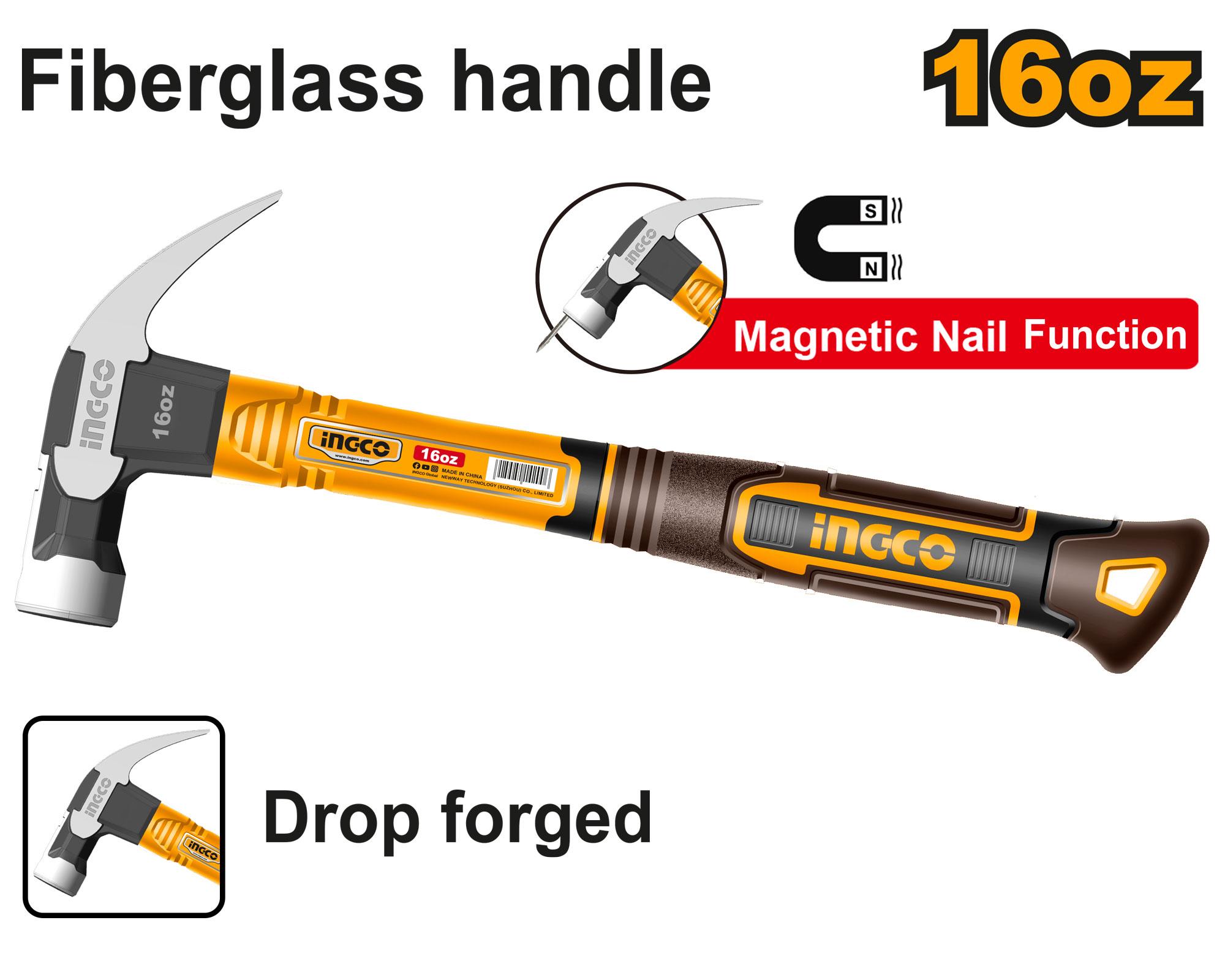 INGCO Claw Hammer 16oz HCH81016