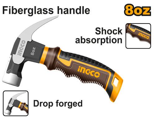 INGCO Mini Claw Hammer 8oz HCH81008D