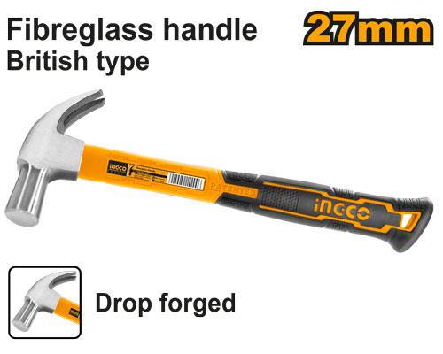 INGCO British Type Claw Hammer 27mm HCH880227