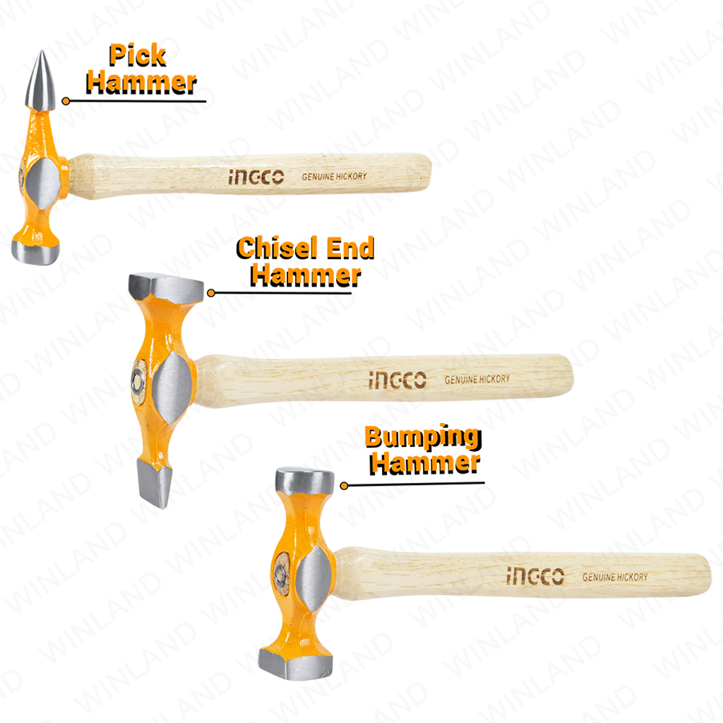 INGCO 7pcs Body and Fender Hammer Set HBAFH0711