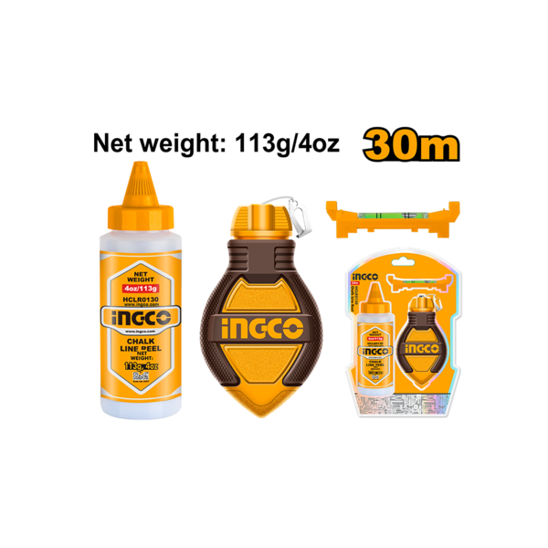 INGCO Chalk Line Reel 30m HCLR0130