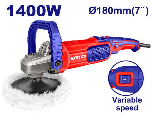 EMTOP Polisher 1400W 7" EAPR1402