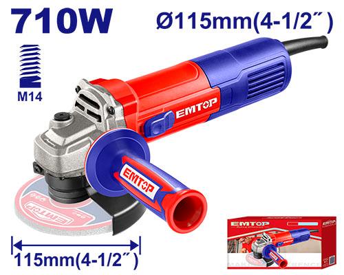 EMTOP Angle Grinder 4-1/2" 710W EAGR17181