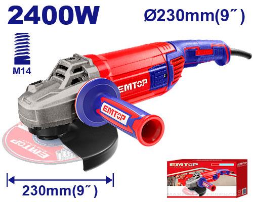 EMTOP Angle Grinder 9" 2400W EAGR24093