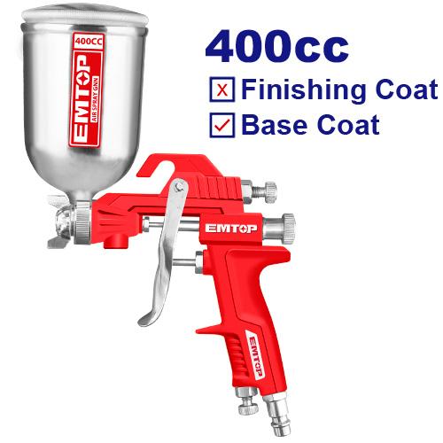 EMTOP Air Spray Gun 400cc EASG04012