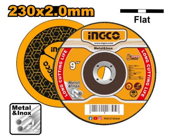 INGCO Abrasive Metal Cutting Disc 9" 230mm MCD202303