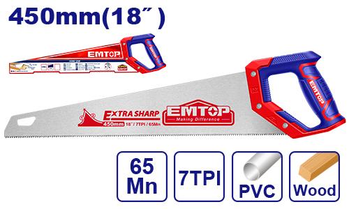 EMTOP Hand Saw 18" EHAS4502