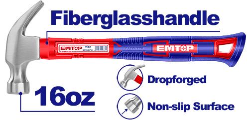 EMTOP Claw Hammer 16oz EHAMCH1601
