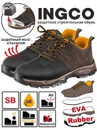 INGCO Safety Boot Size 43 SSH82S1P.43