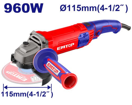 EMTOP Angle Grinder 4-1/2" 960W EAGR09683