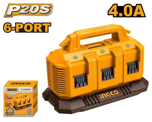 INGCO 6 IN 1 Battery Charger 4.0A FCLI2064