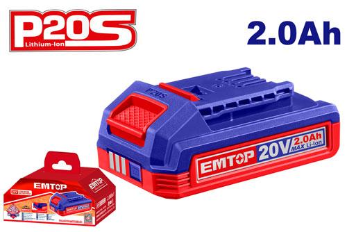 EMTOP 20v Lithium-Ion Battery Pack 2.0Ah EBPK20011