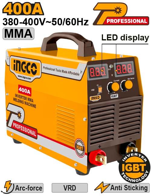 INGCO Inverter MMA Welding Machine 400A ING-MMA40010