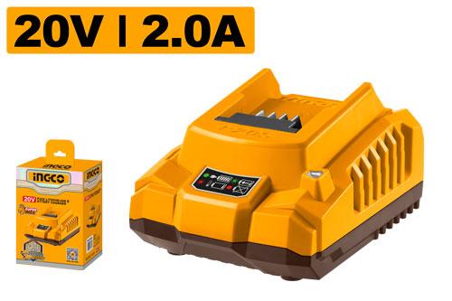 INGCO Fast Intelligent Charger 2A 20V FCLI2001