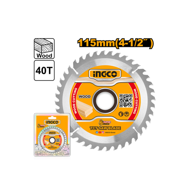INGCO TCT Saw Blade 4-1/2" 40T TSB111555