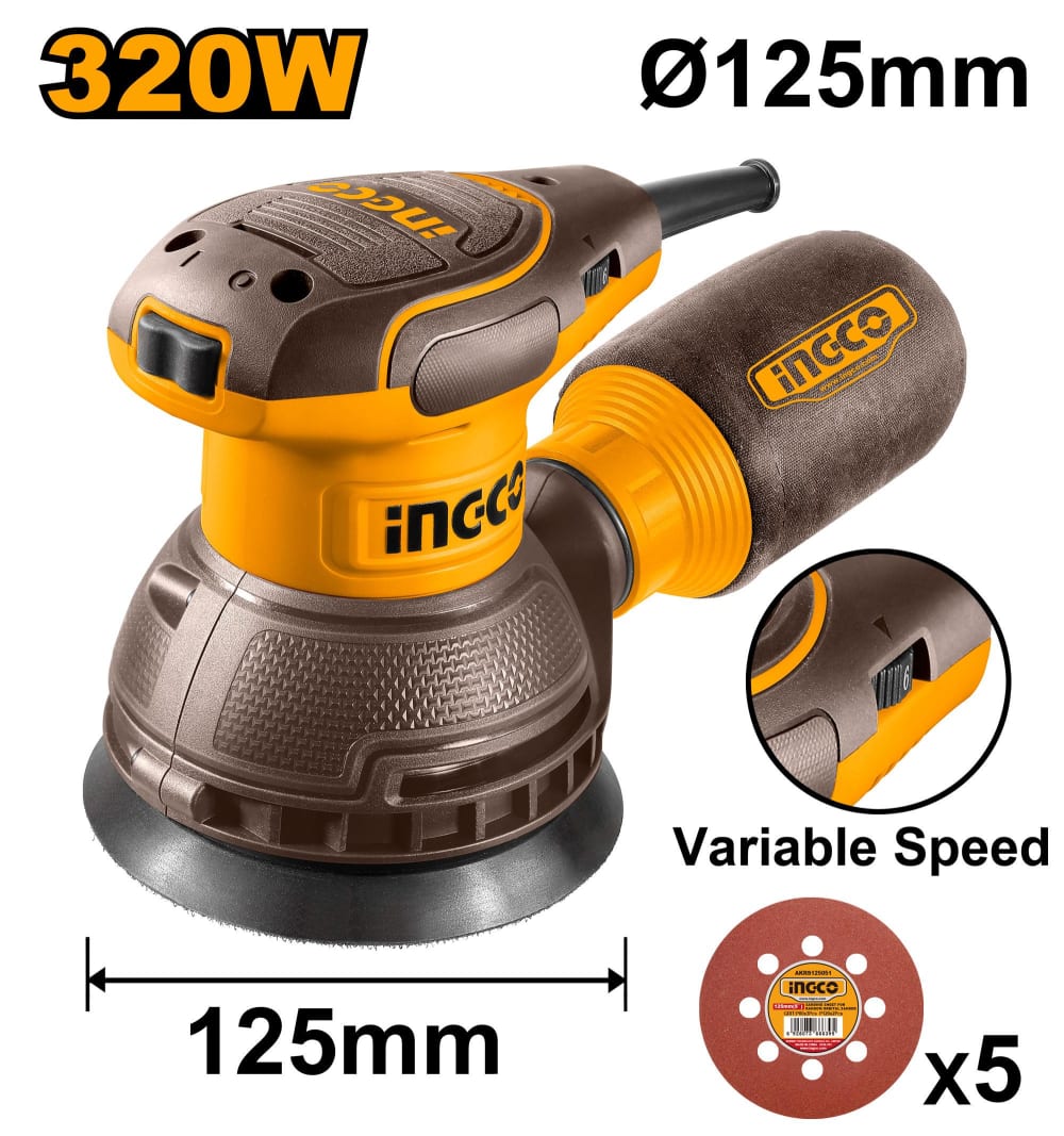 INGCO Rotary Orbit Sander 320w RS3216