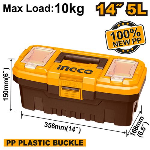 INGCO Plastic Tool Box 14" PBX1401