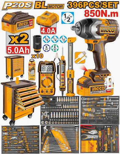 INGCO 369PCS Tool Chest Set HTCS283962