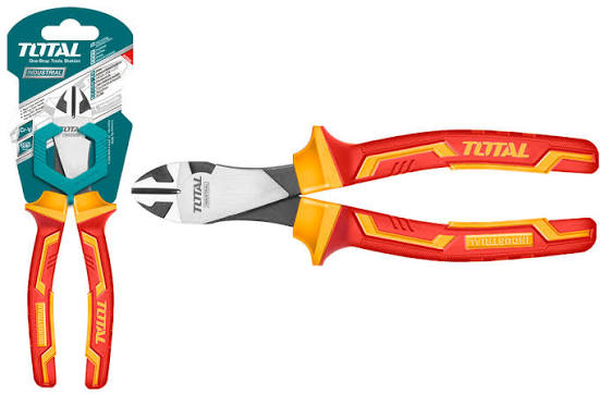 TOTAL Insulated High Leverage Diagonal Cutting Pliers 7″ THTIP2571
