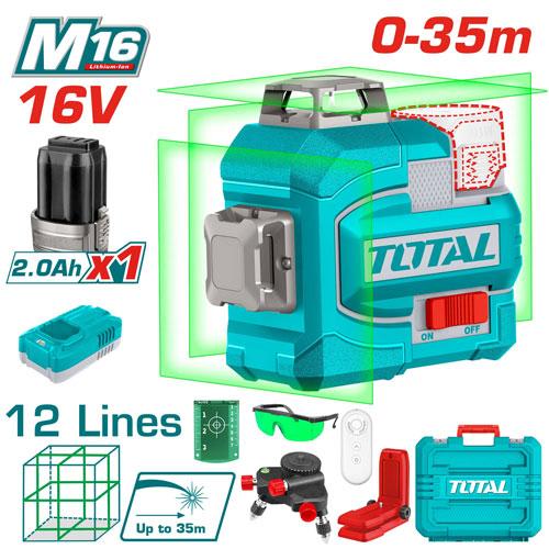 TOTAL Cordless 3D Laser Level TLL301201