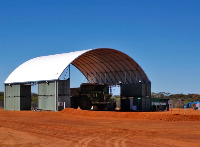 Shipping Container Shed - DomeShelter Australia