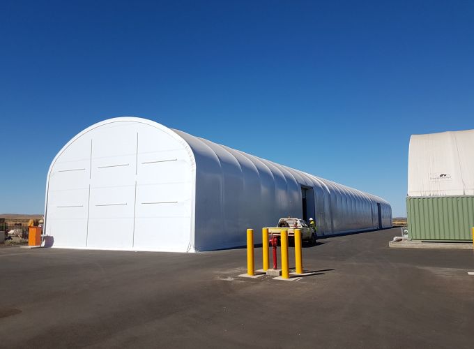 A closed-room DomeShelter.