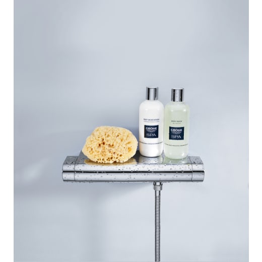Термостатен смесител Grohe Grohtherm 2000, за душ, GROHE TurboStat, Aqua Paddle ръкохватки, скрити S-връзки, SafeStop Plus температурен ограничител до 43°C