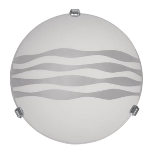 Плафониера Viva Lux ONDA, Ø400, влагозащитена, 2х60W