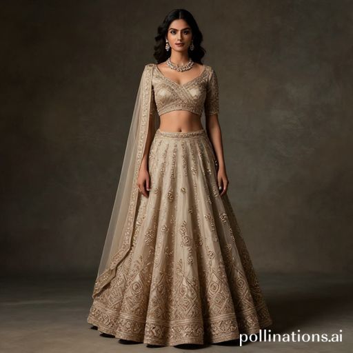 Elegant Lehenga Drape