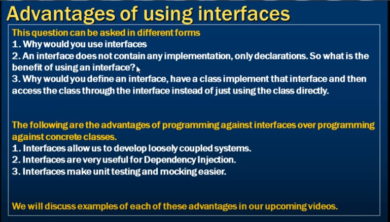 Interfaces