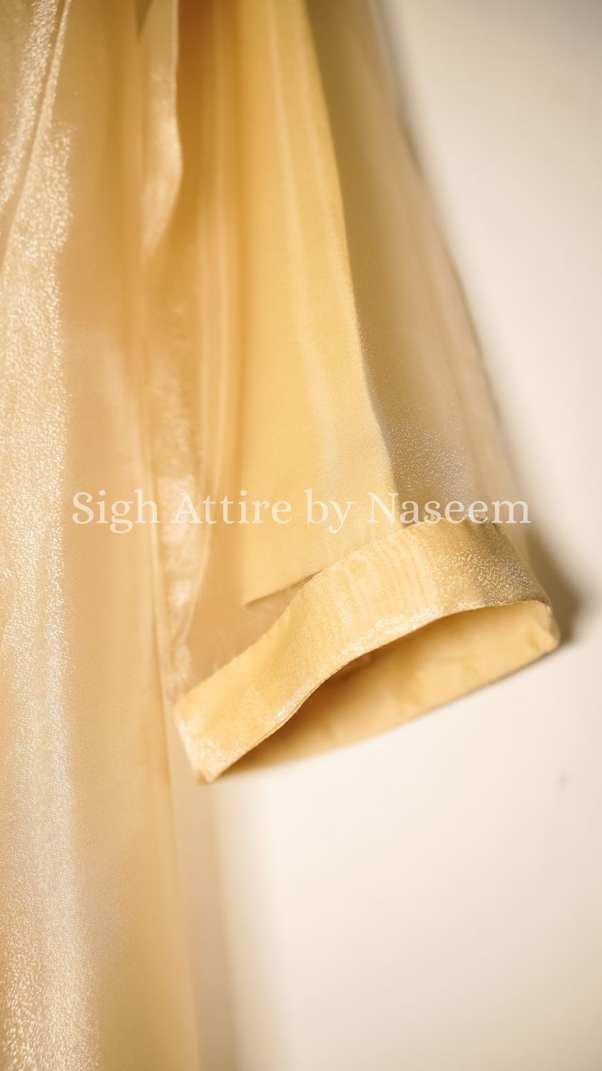 Golden Radiance Abaya thumbnail 3