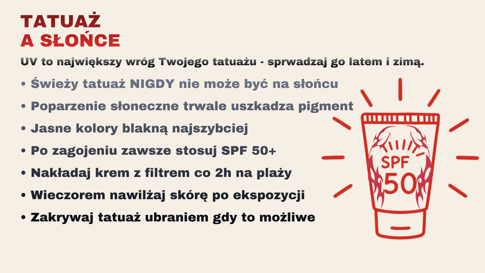 Dlaczego lato to najtrudniejszy sezon dla świeżego tatuażu