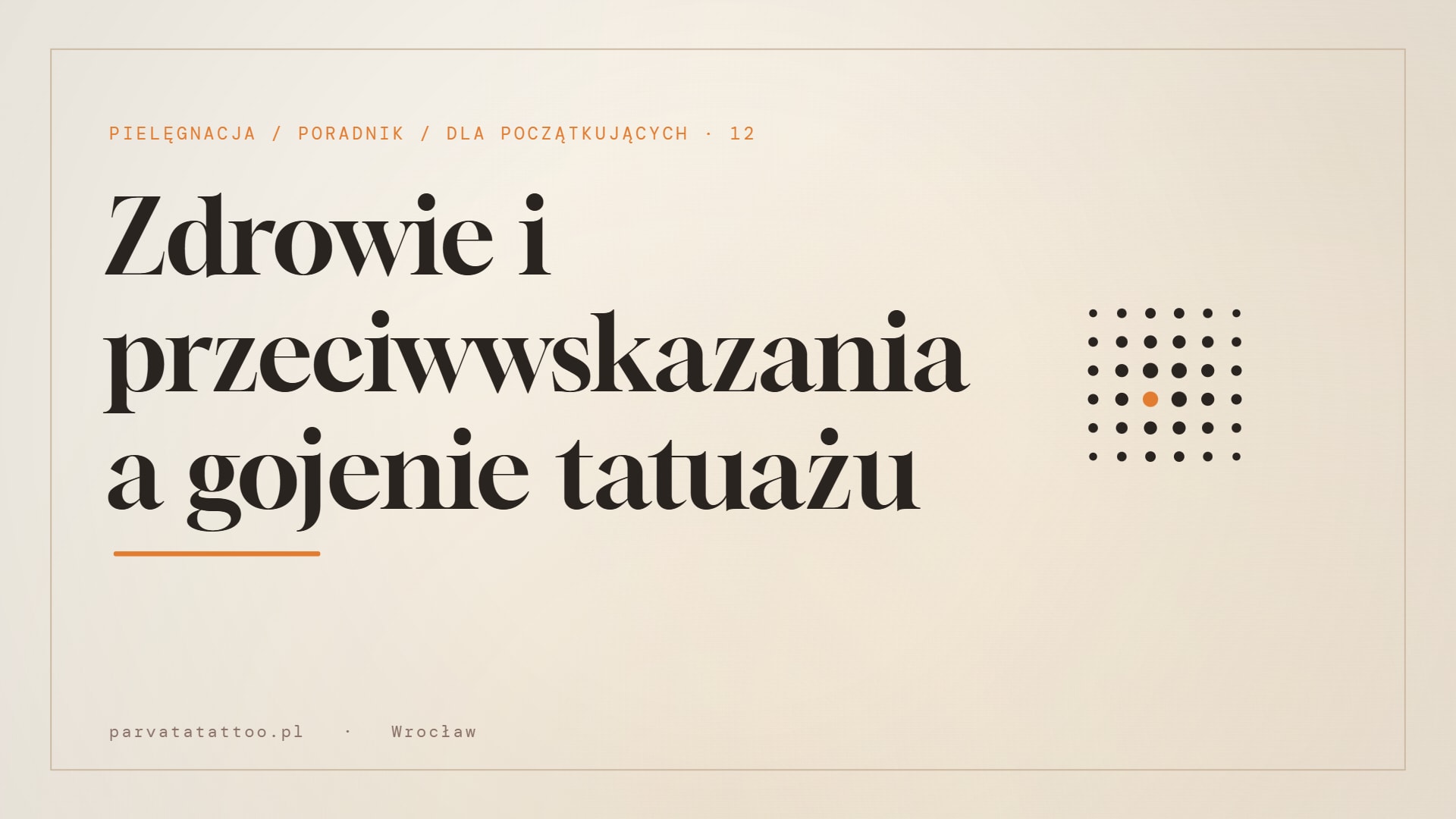 Zdrowie i przeciwwskazania a gojenie tatuażu