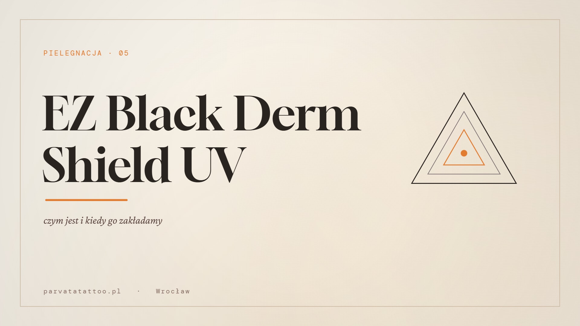 EZ Black Derm Shield UV — czym jest i kiedy go zakładamy