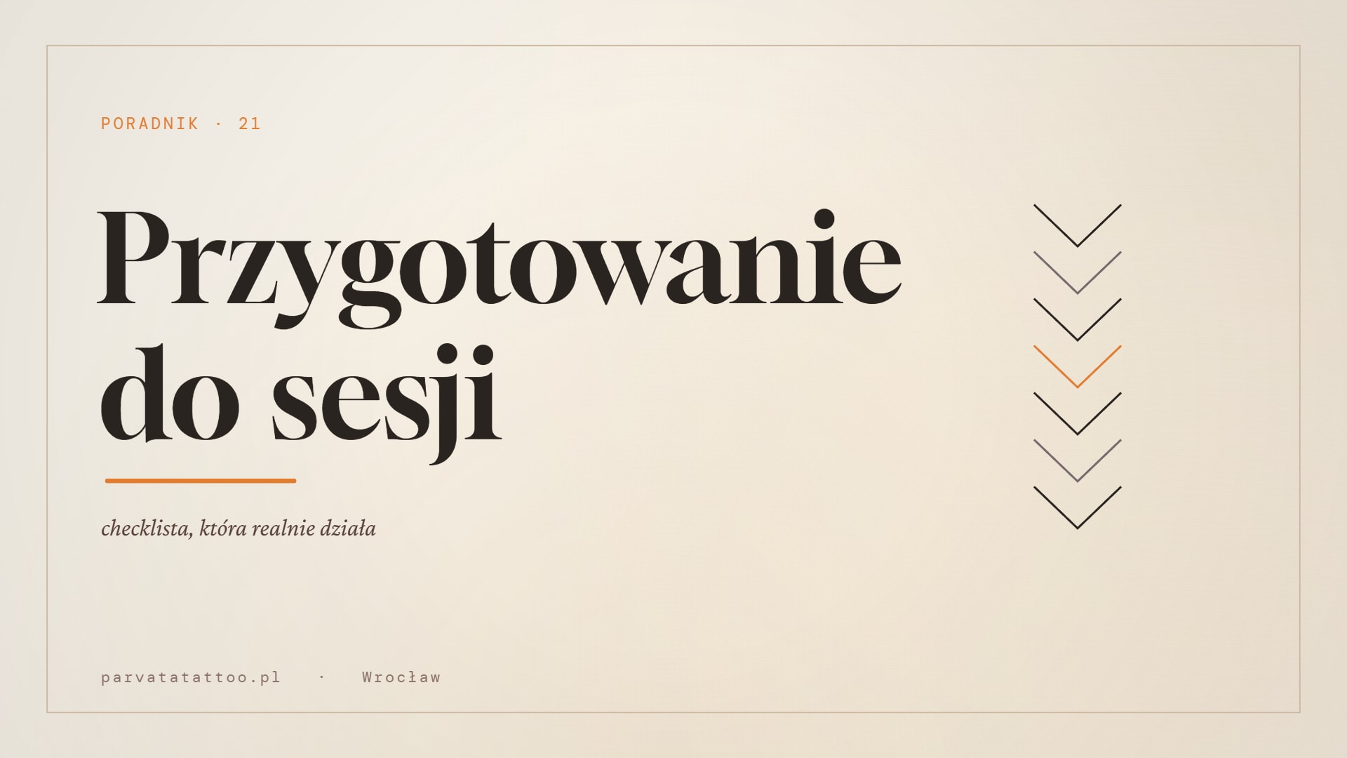 Przygotowanie do sesji — checklista, która realnie działa