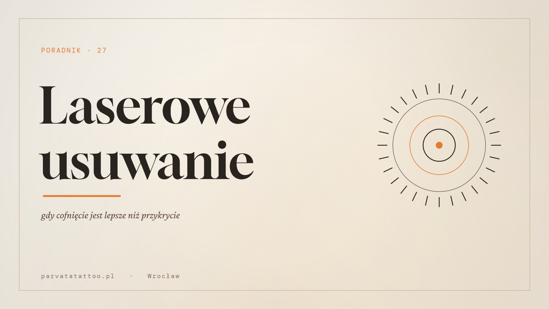 Laserowe usuwanie — gdy cofnięcie jest lepsze niż przykrycie