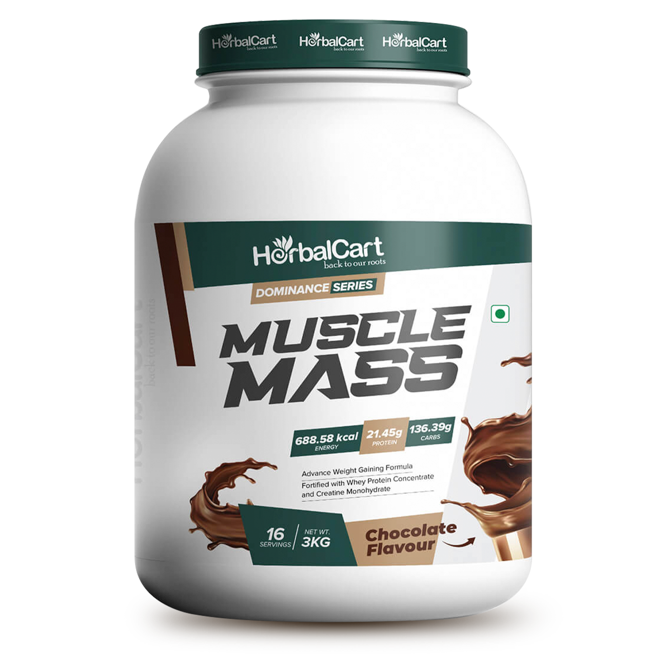 Muscle Mass Gainer Chocolate Flavour (3kg)