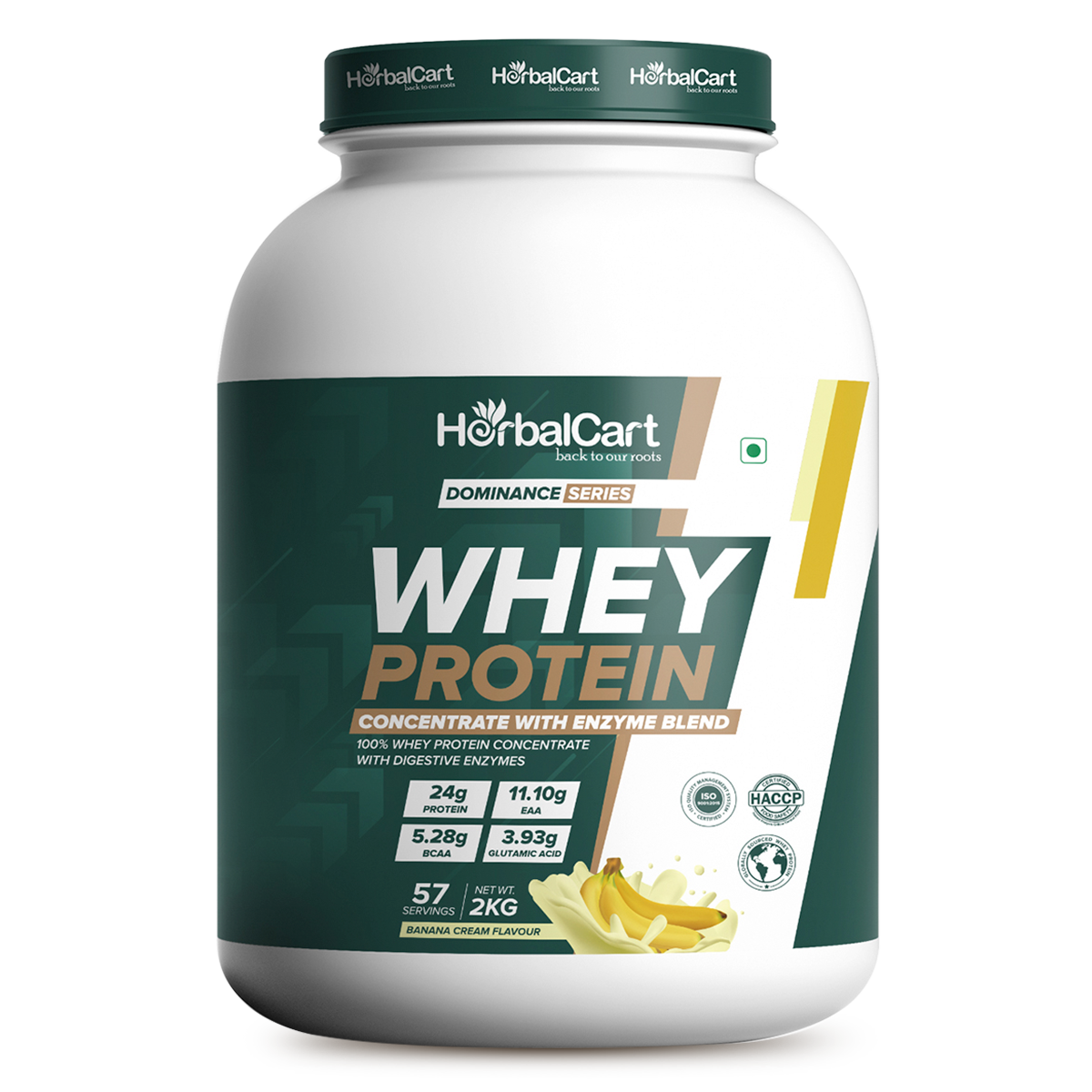 Whey Protein Concentrate, Banana Flavour (1kg-2kg)