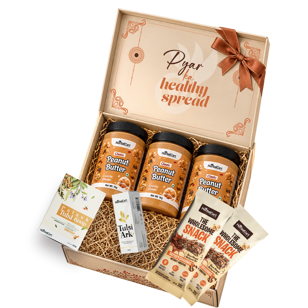 Rakhi Healthy Gift Combo – Classic Peanut Butter & Snack Bars
