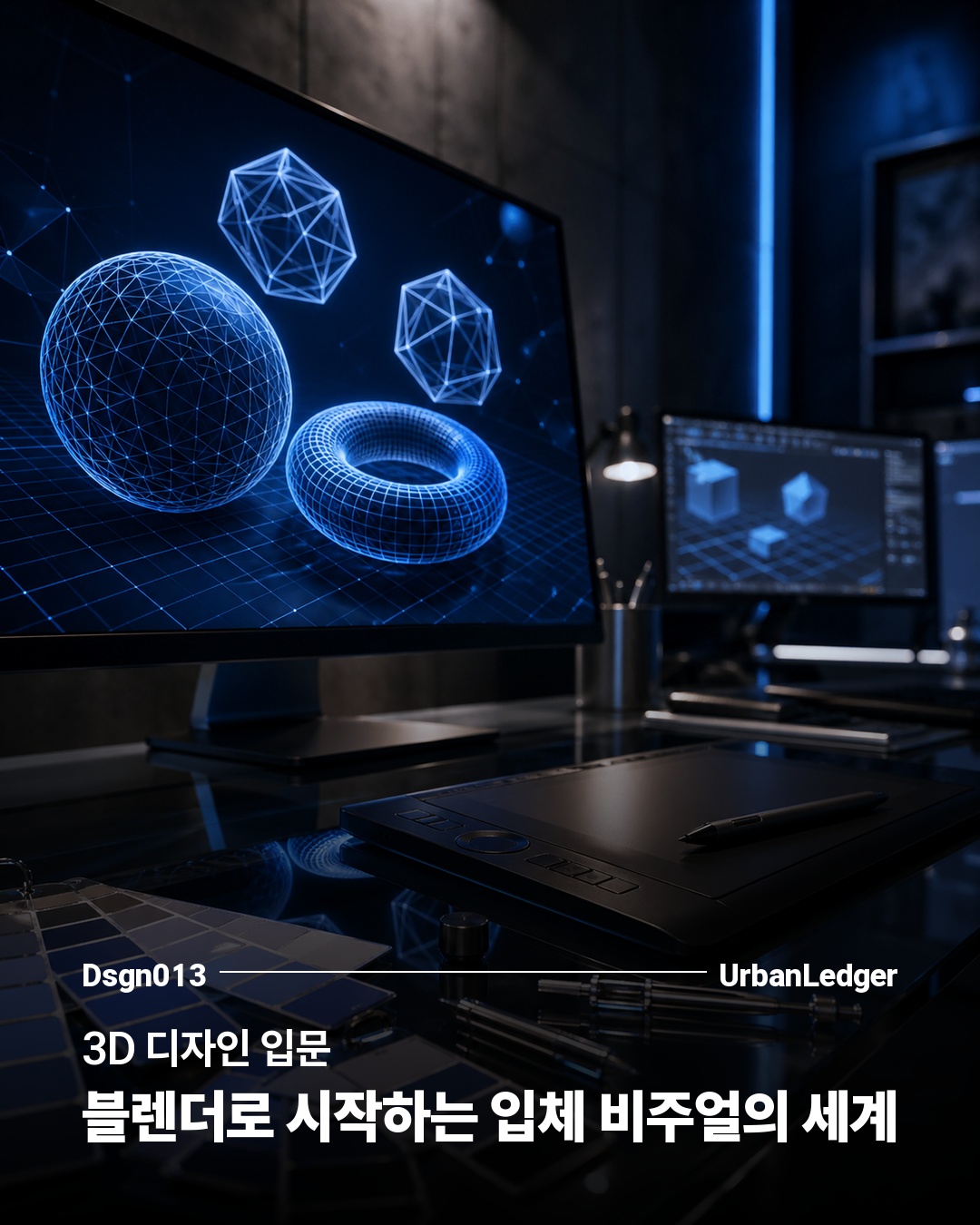 3D 디자인 입문 — 블렌더로 시작하는 입체 비주얼의 세계
