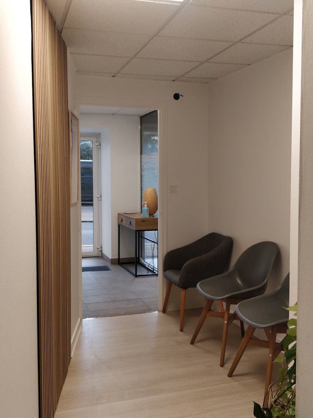 Salle d'attente du cabinet d'étiopathie de Muzillac