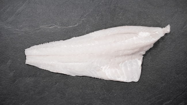 Kveitefilet oppdrett m/skinn av 5-7 håndskåret