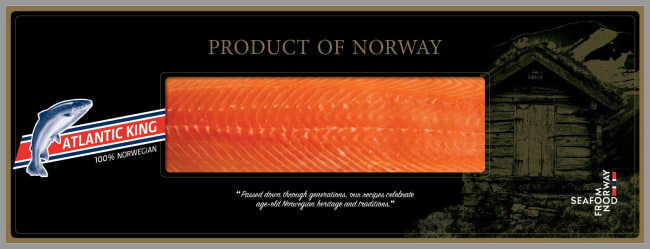 Laks røkt sliced frys Norsk Sjømat