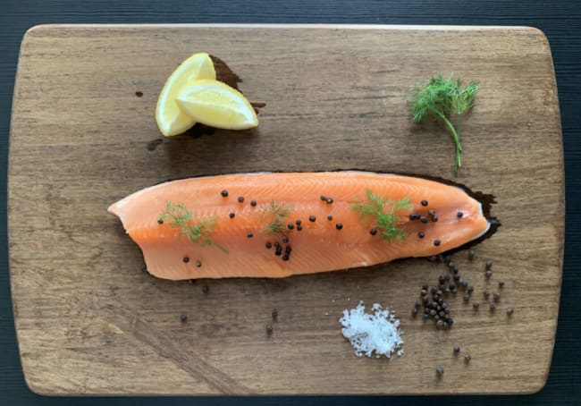 Røyefilet m/skinn Blåfjell