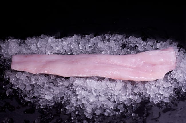 Lysingfilet m/skinn håndskåret